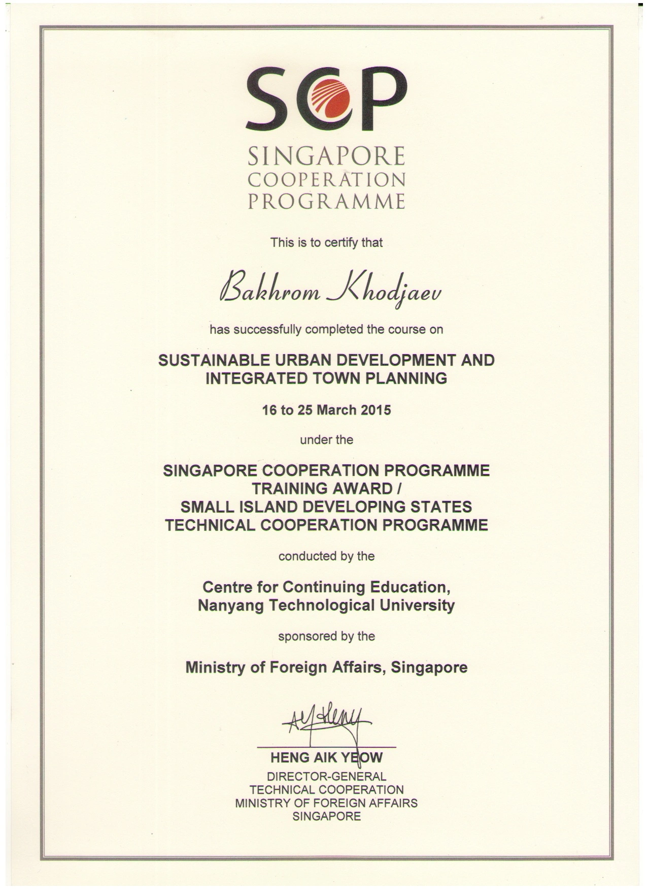 Singapore Cooperation Programme